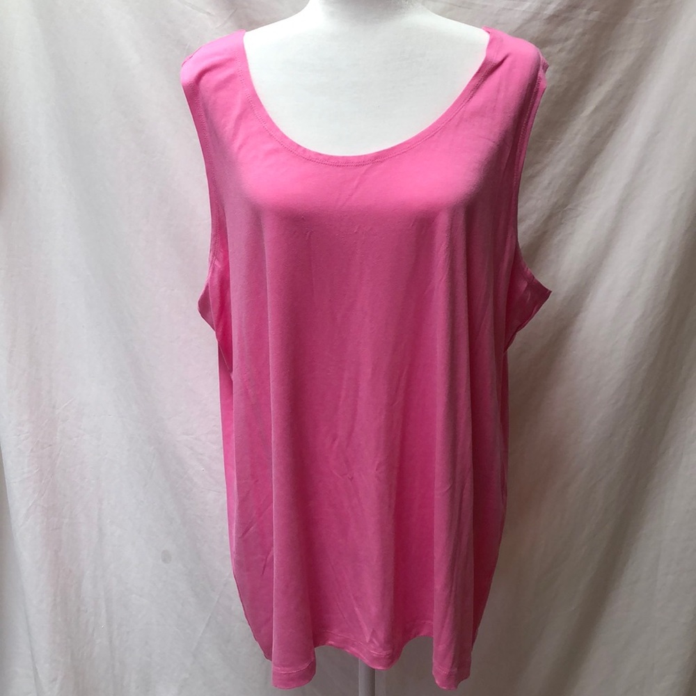 Kate & Mallory (2) Pink & Red Tank Tops Size 2X - Picture 2 of 10